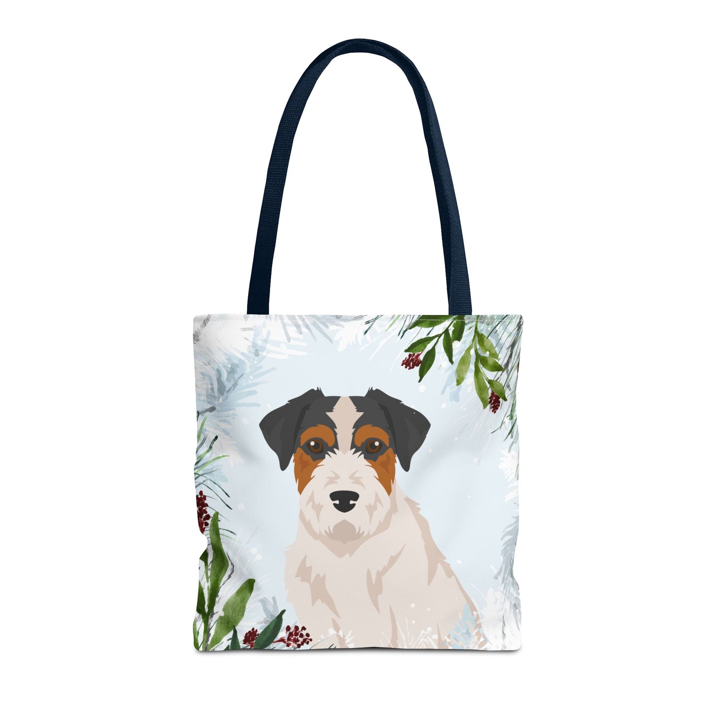Jack Russell terrier Dog Christmas Holiday Tote Bag 16x16