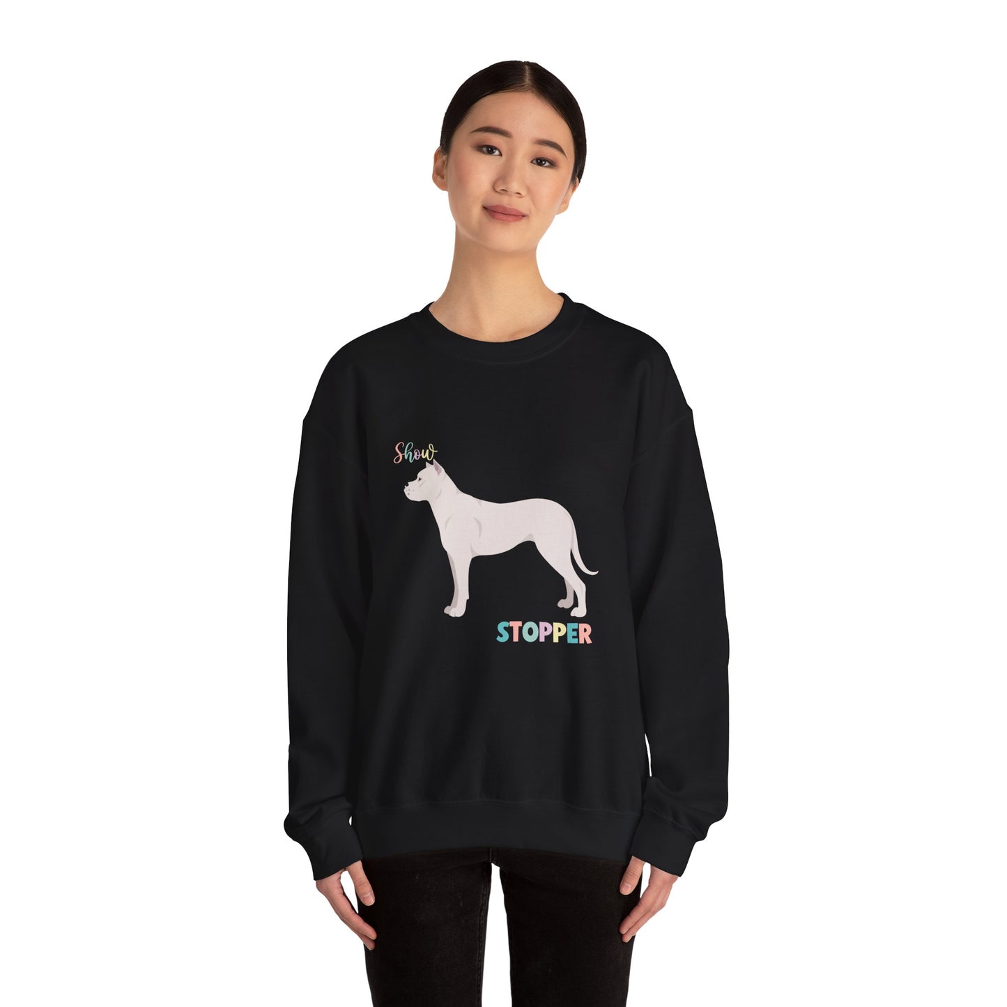 Dogo Argentino Dog Unisex Heavy Blend Crewneck Sweatshirt