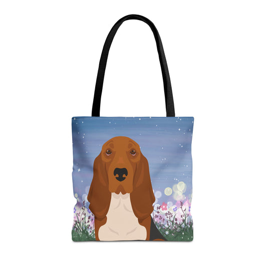 Basset Hound Dog Tote Bag 16x16