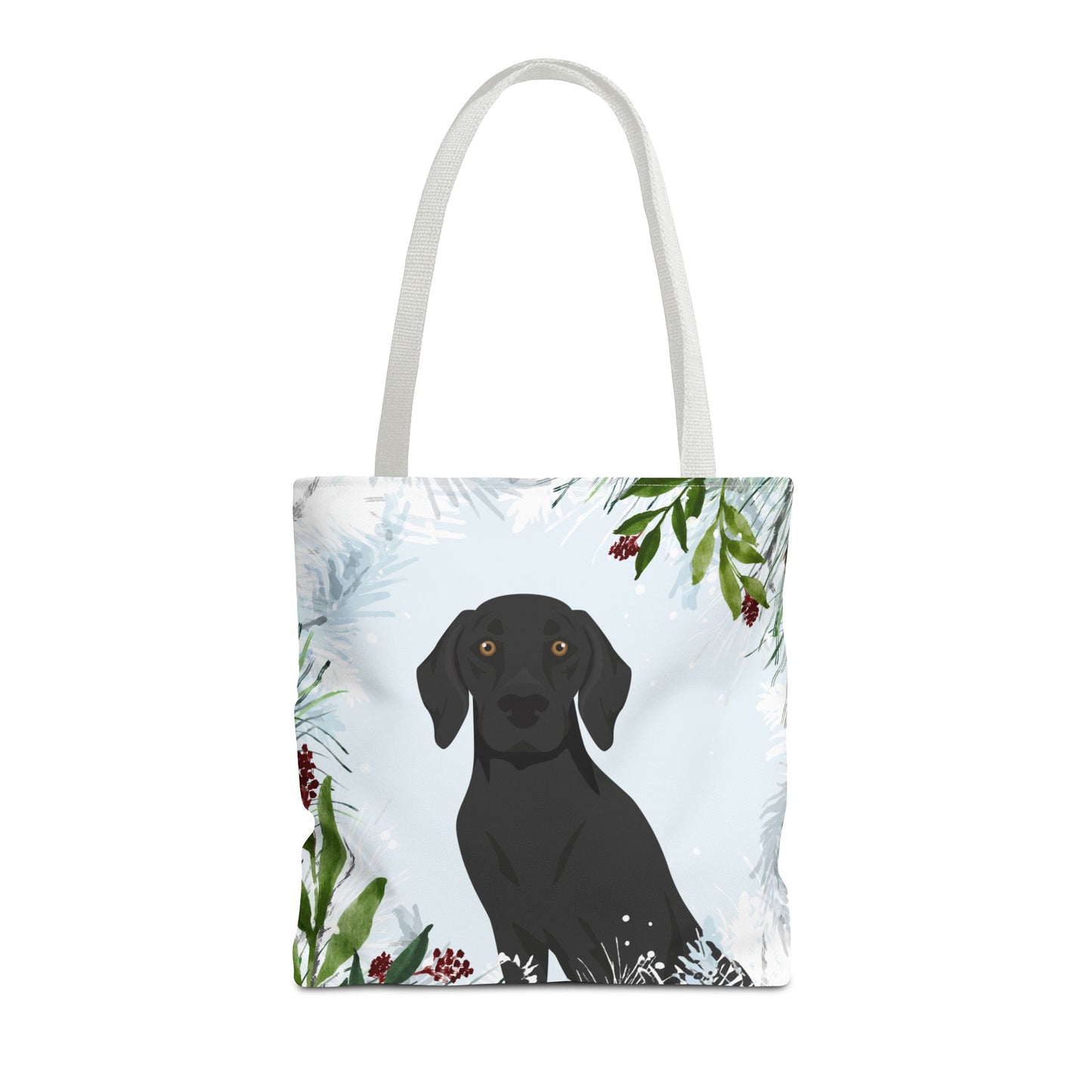 German Shorthaired Pointer Dog Christmas Holiday Tote Bag 16x16