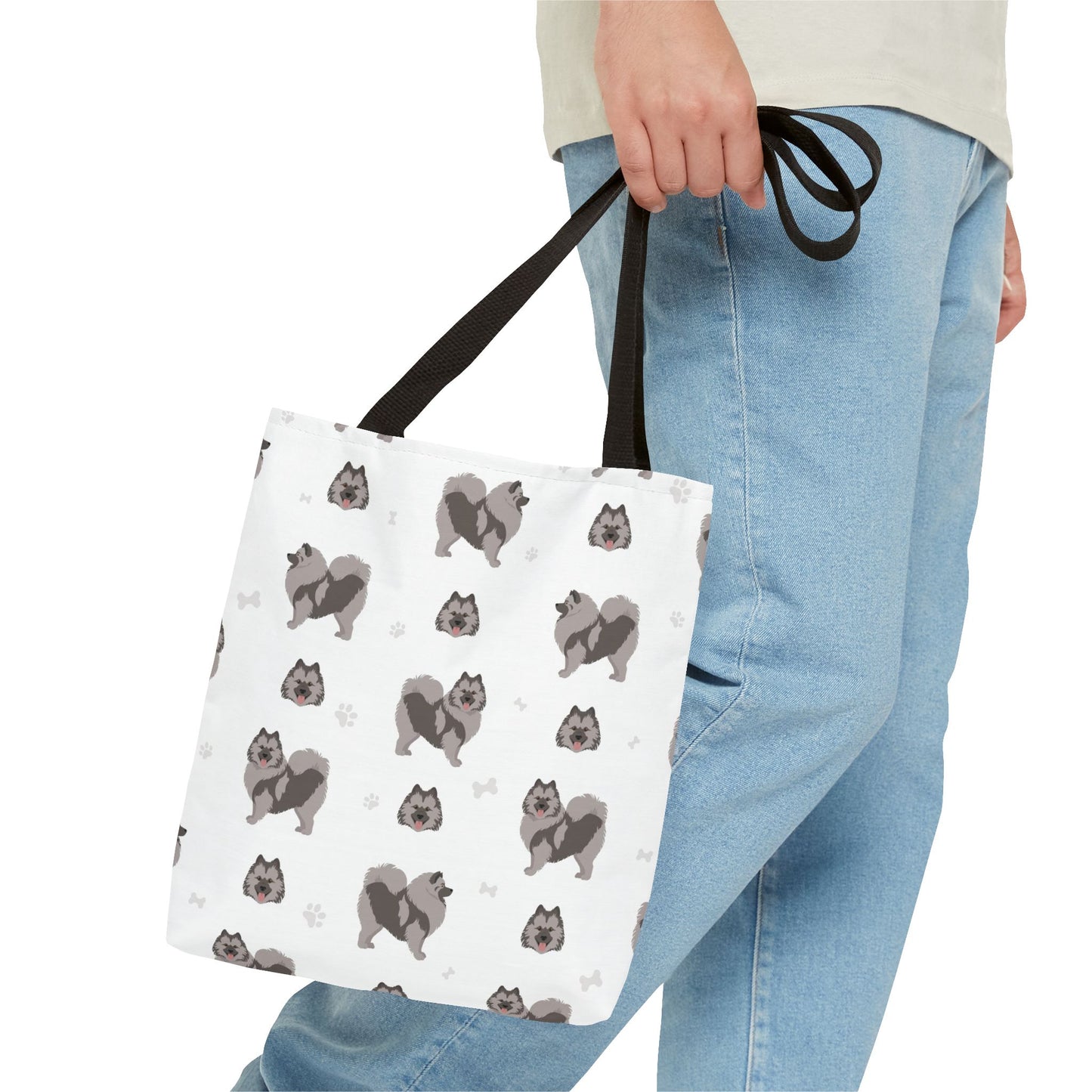 Keeshond Dog Tote Bag, Keeshond Dog Mom Gift