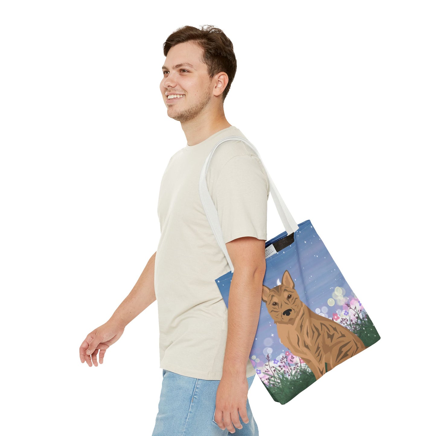 Korean Jindo Dog Tote Bag 16x16
