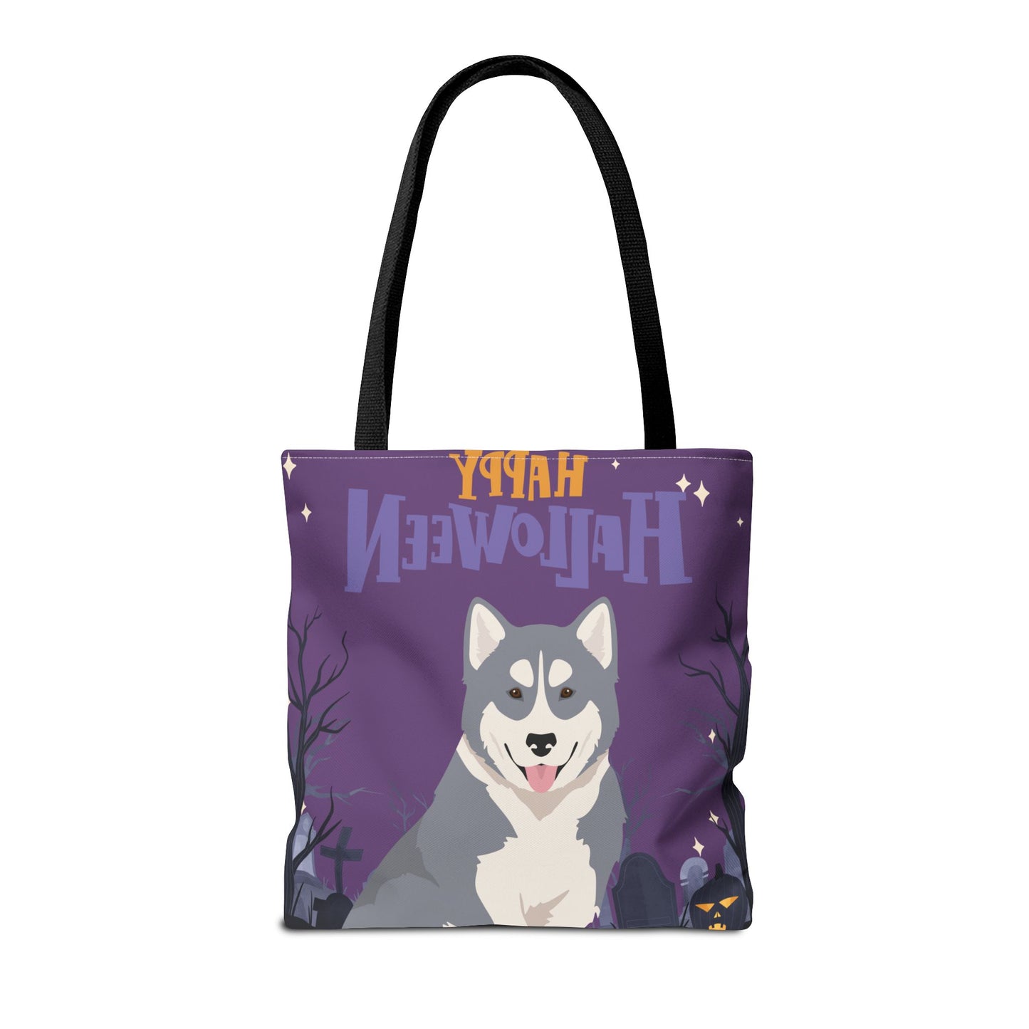 Canadian Inuit Dog Dog Happy Halloween Tote Bag 16x16