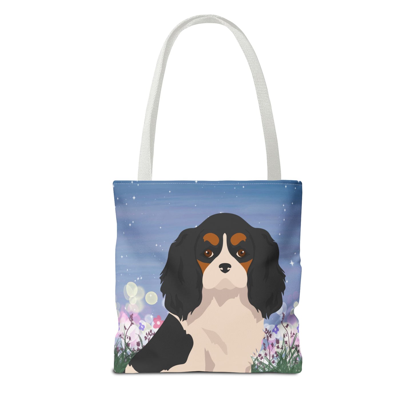Cavalier King Charles Spaniel Dog Tote Bag 13x13