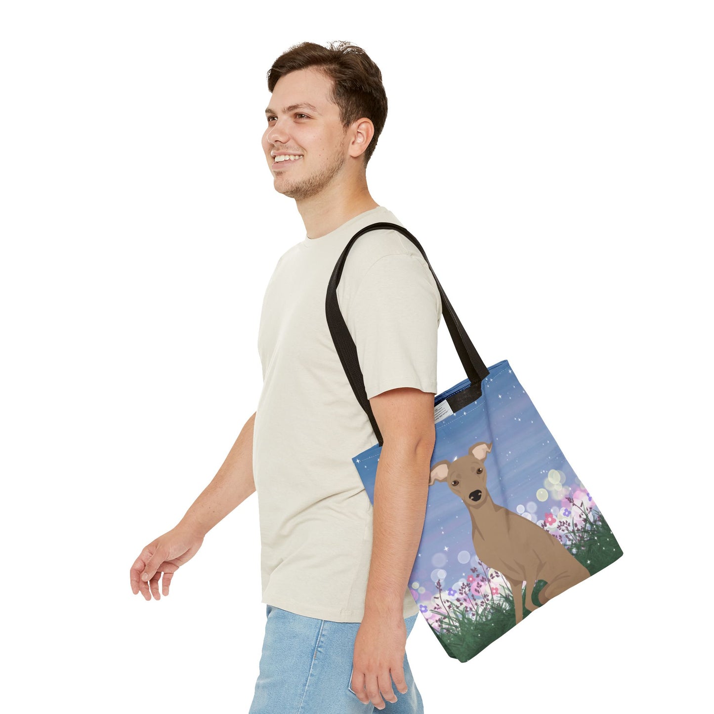 Italian Greyhound Dog Tote Bag 16x16