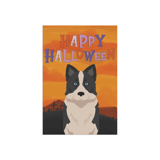 Yakutian Laika Dog Halloween Garden Flag