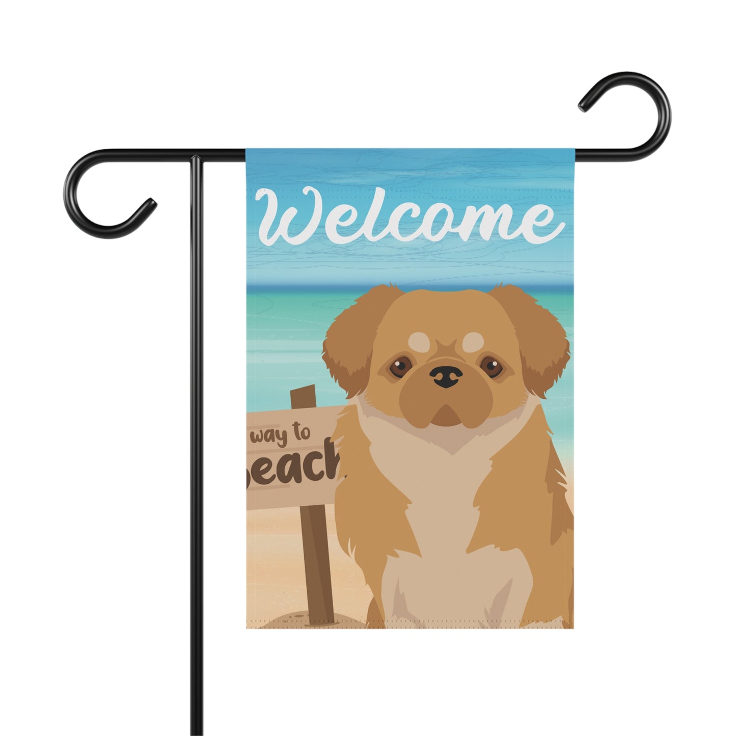 Tibetan Spaniel Dog Garden Flag