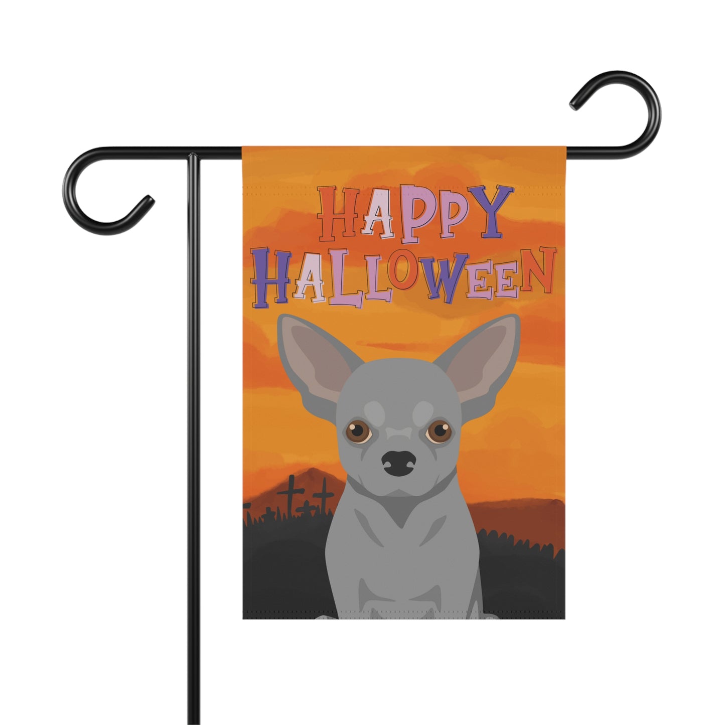 Chihuahua Dog Halloween Garden Flag