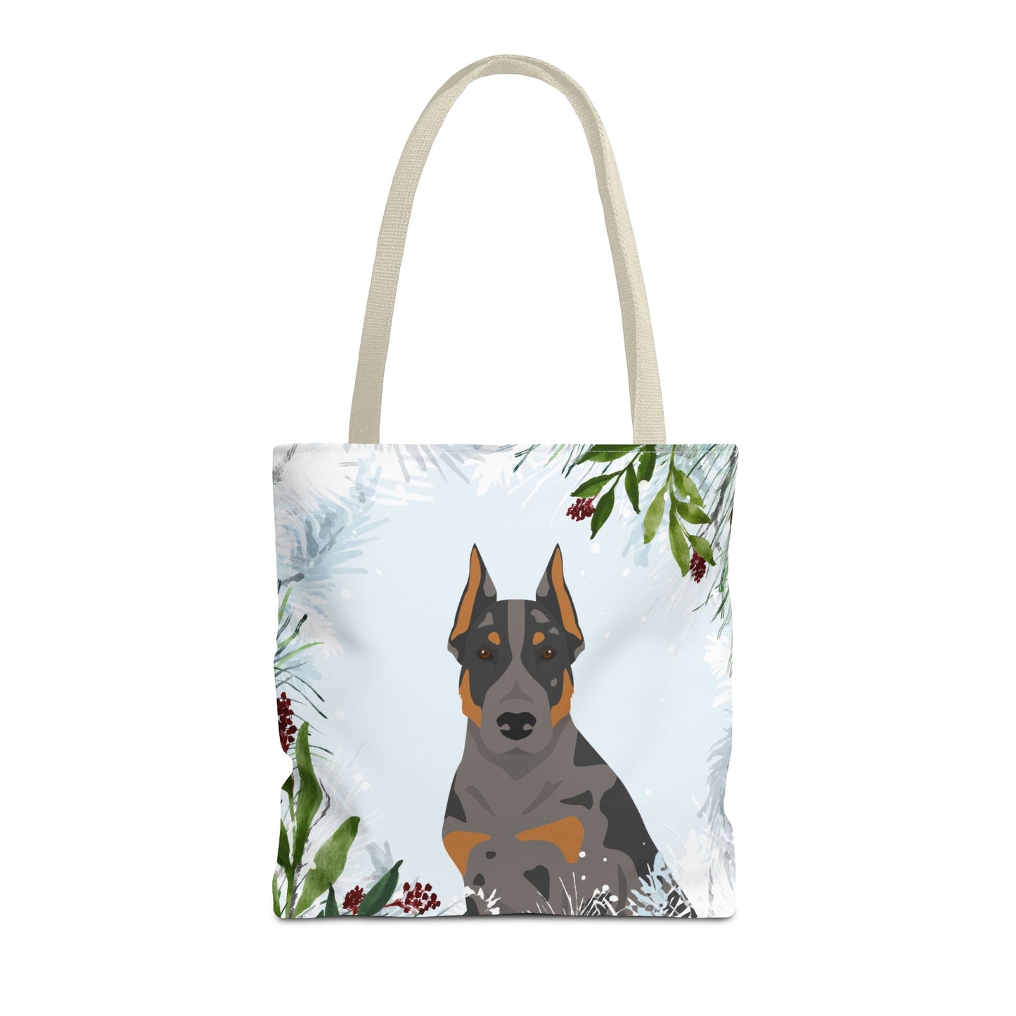 Beauceron Dog Christmas Holiday Tote Bag 16x16