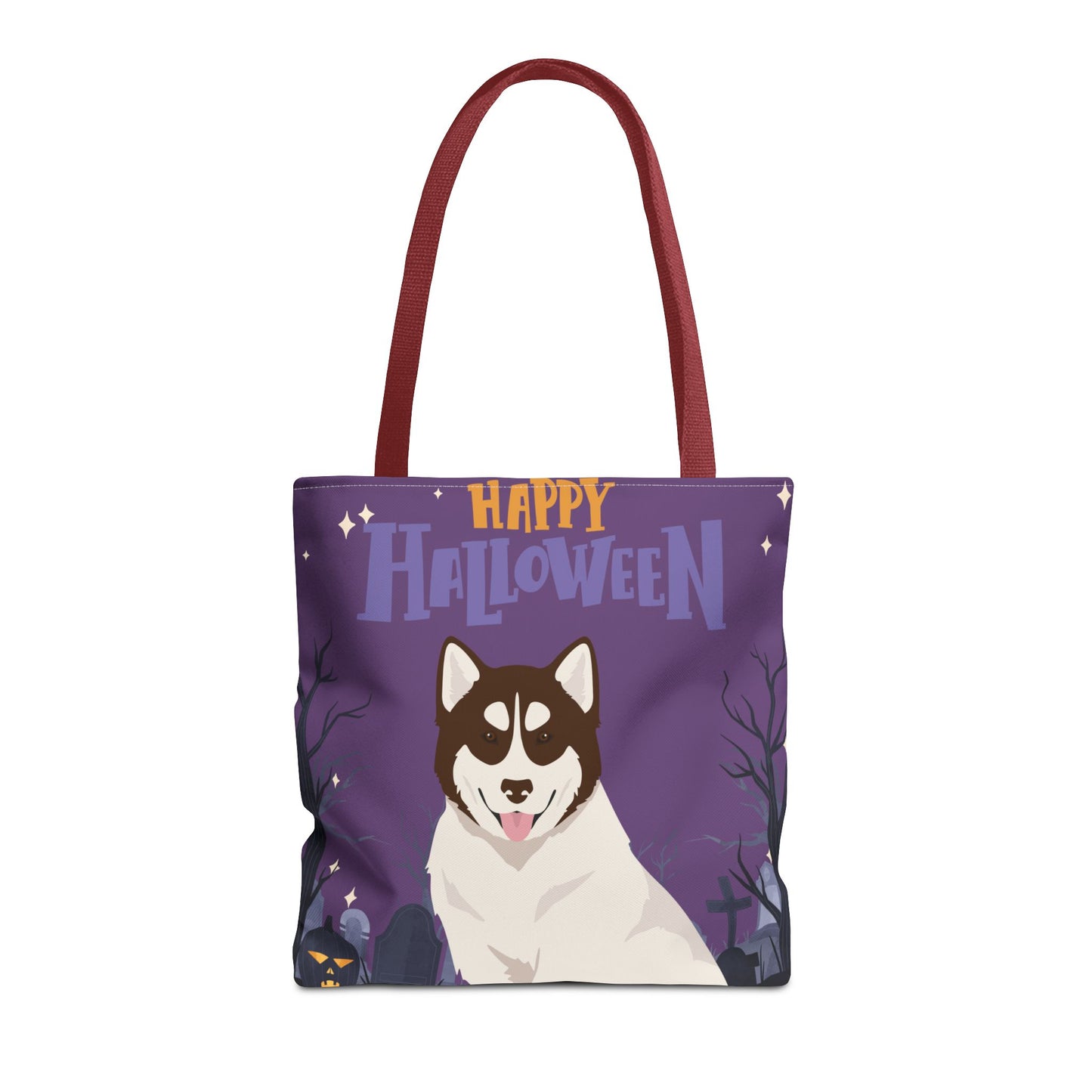 Canadian Inuit Dog Dog Happy Halloween Tote Bag 16x16