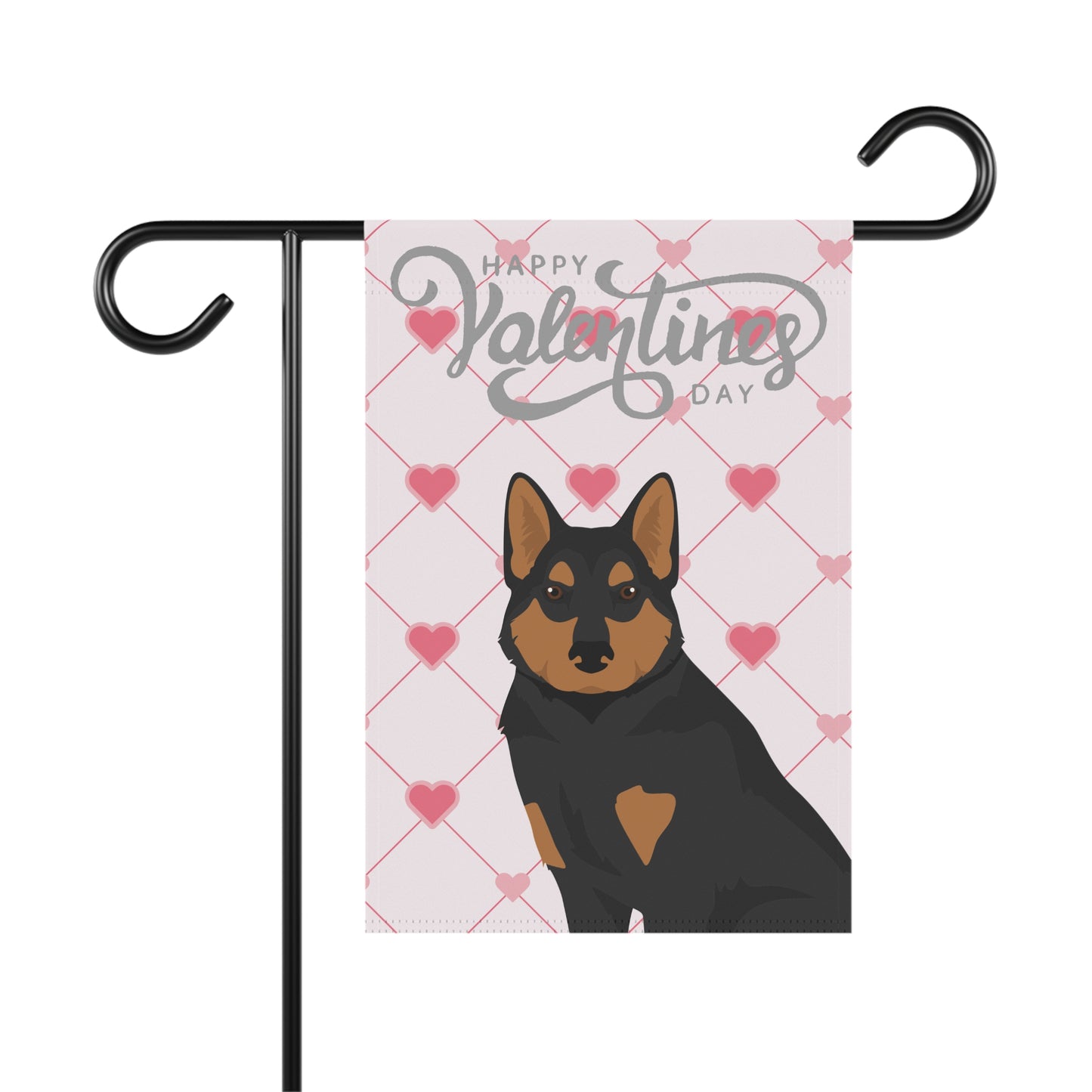 East Siberian Laika Dog Valentines Day Garden Flag