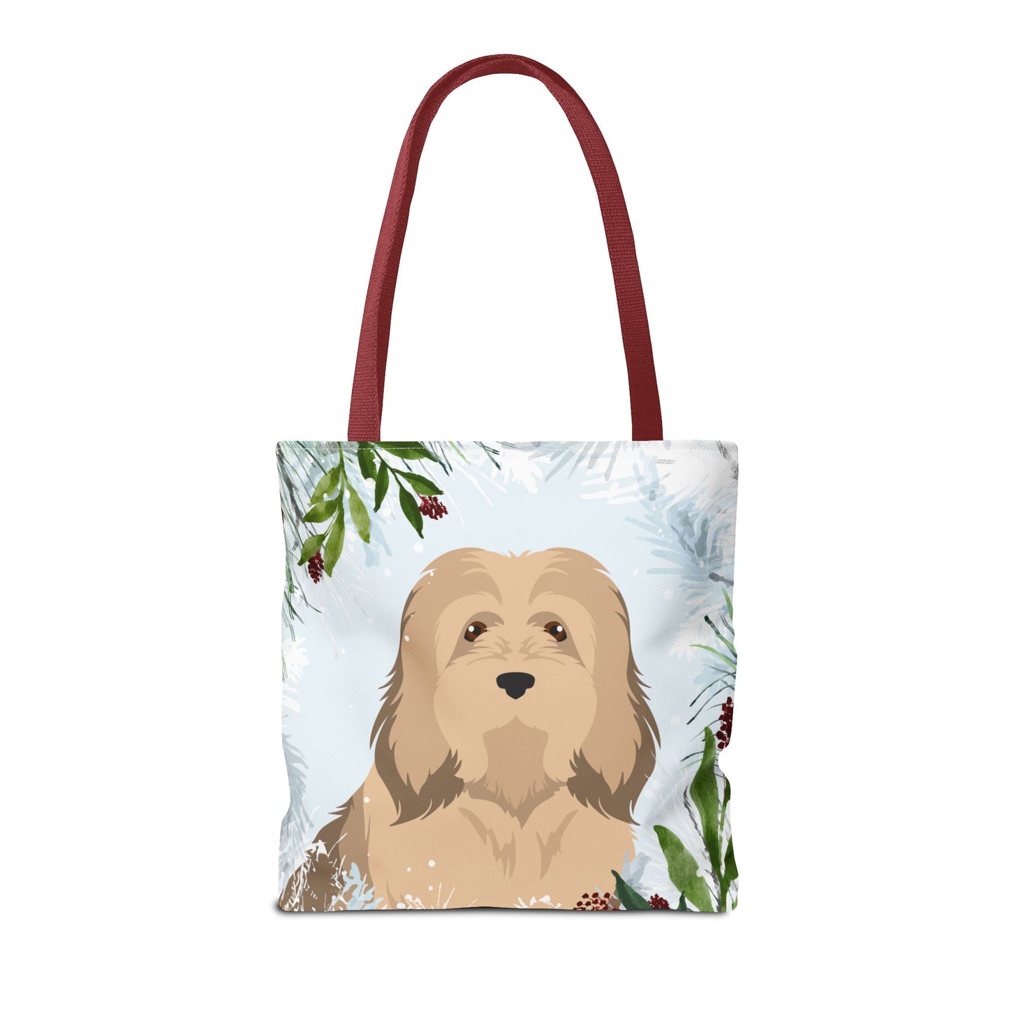 Havanese Dog Christmas Holiday Tote Bag 16x16