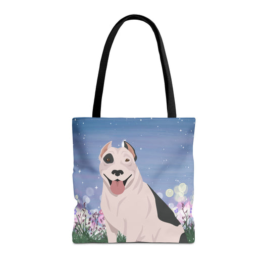 Pit Bull Dog Tote Bag 16x16