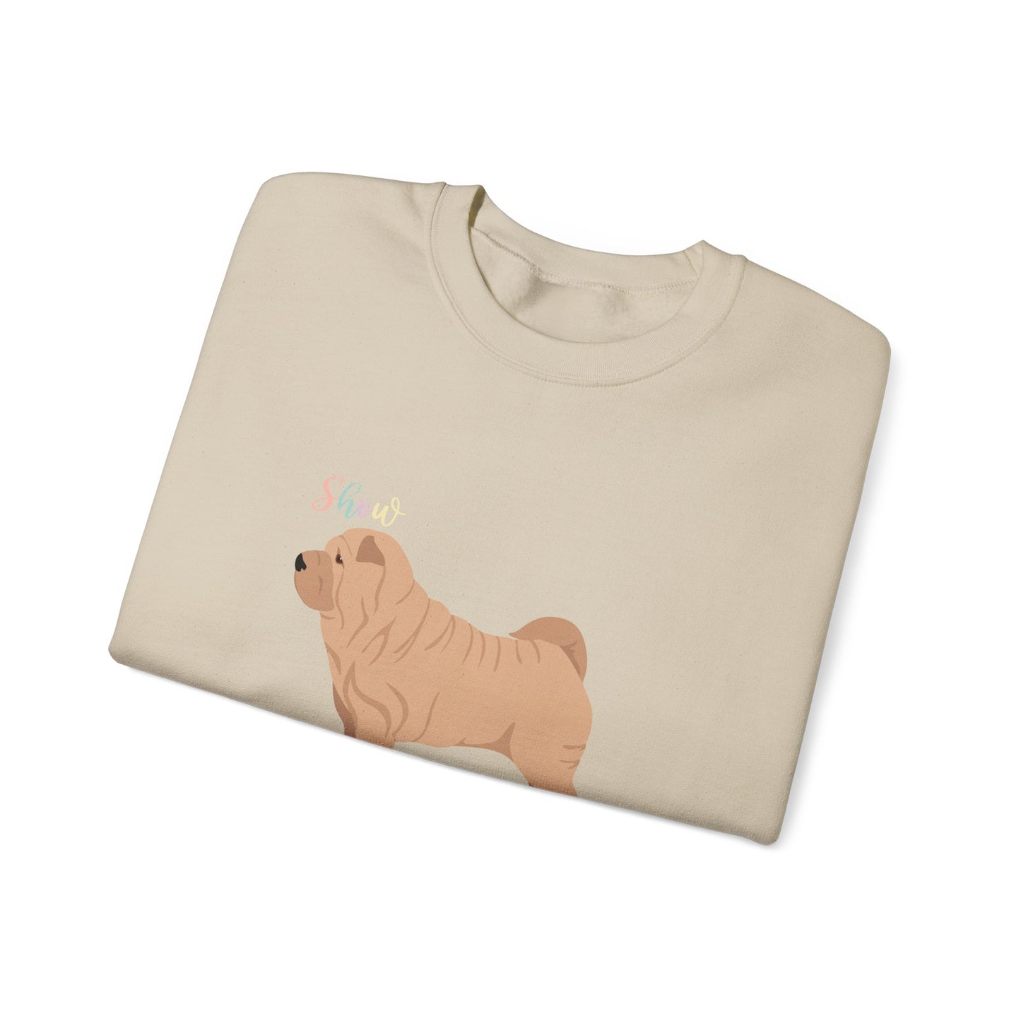 Shar Pei Dog Unisex Heavy Blend Crewneck Sweatshirt