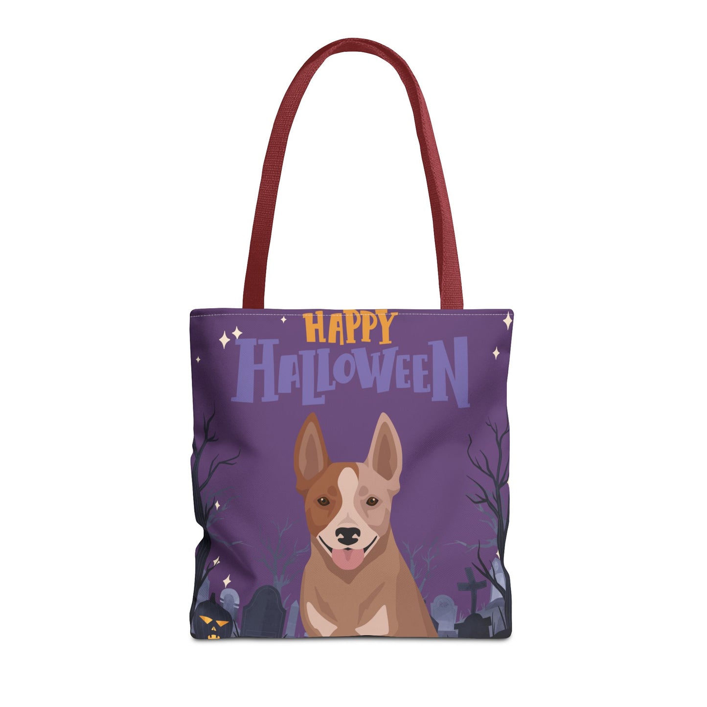 Australian Stumpy Tail Cattle Dog Dog Happy Halloween Tote Bag 16x16