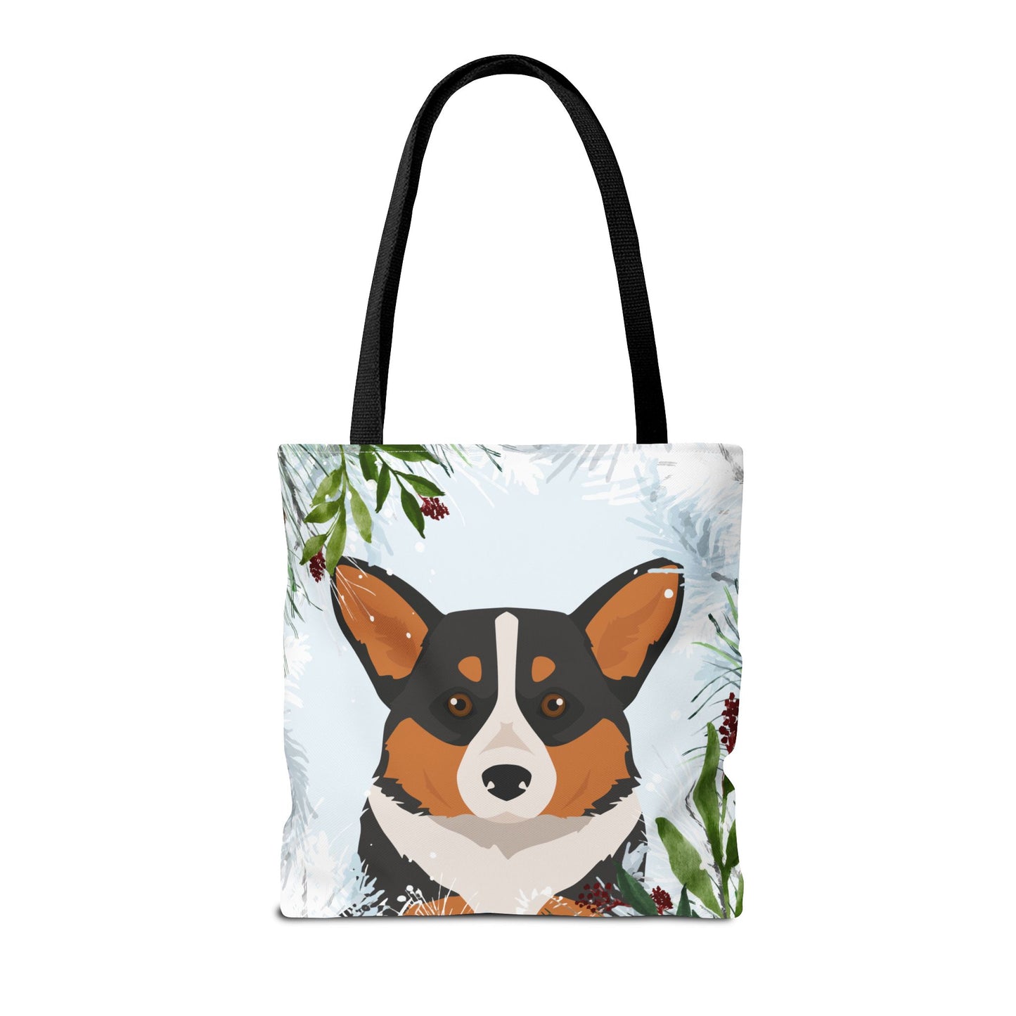 Pembroke Welsh Corgi Dog Christmas Holiday Tote Bag 16x16
