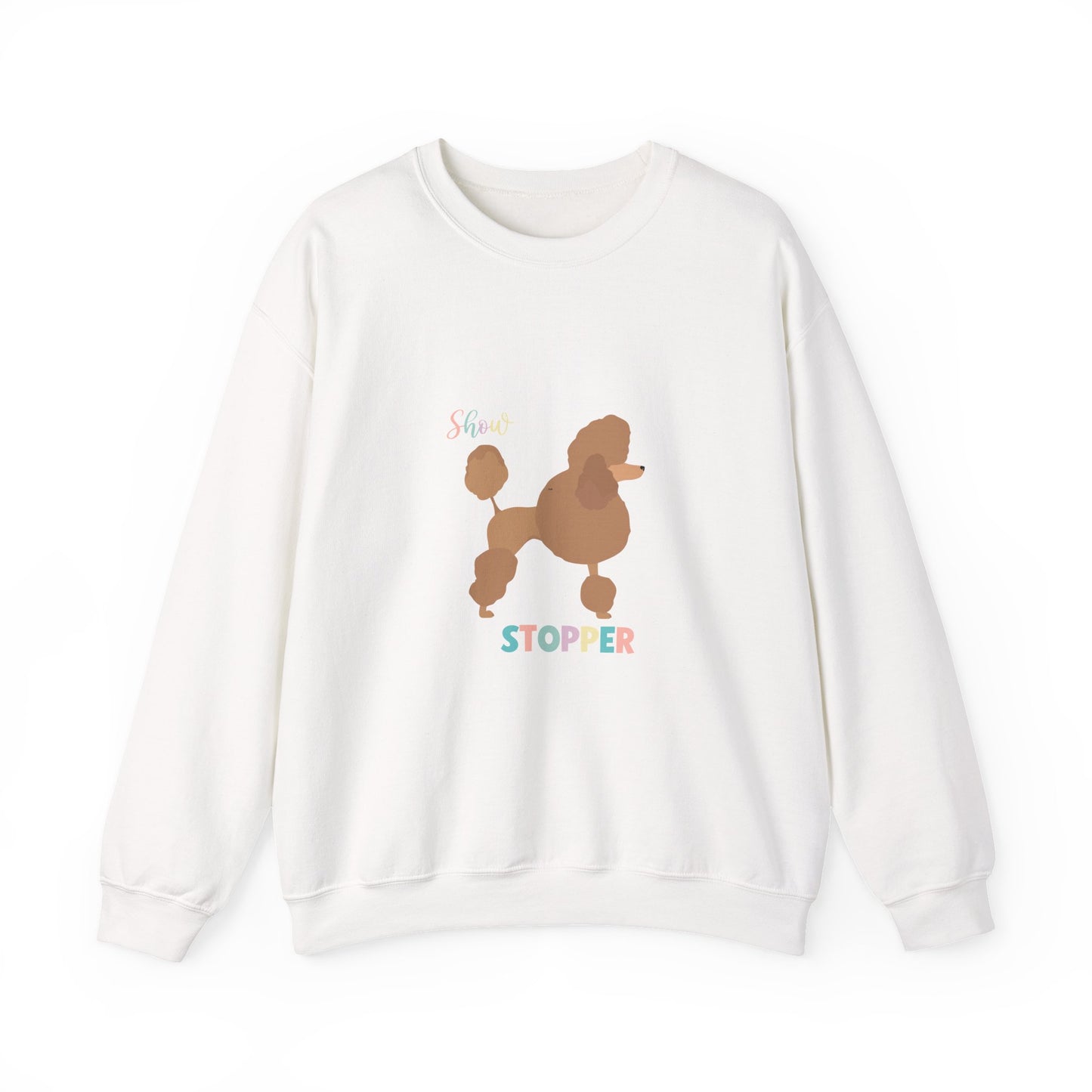 Poodle Dog Unisex Heavy Blend Crewneck Sweatshirt