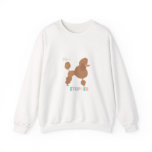 Poodle Dog Unisex Heavy Blend Crewneck Sweatshirt