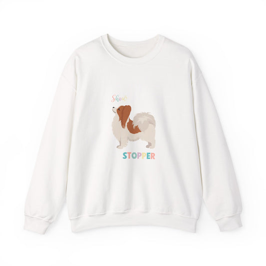 Papillon Dog Unisex Heavy Blend Crewneck Sweatshirt