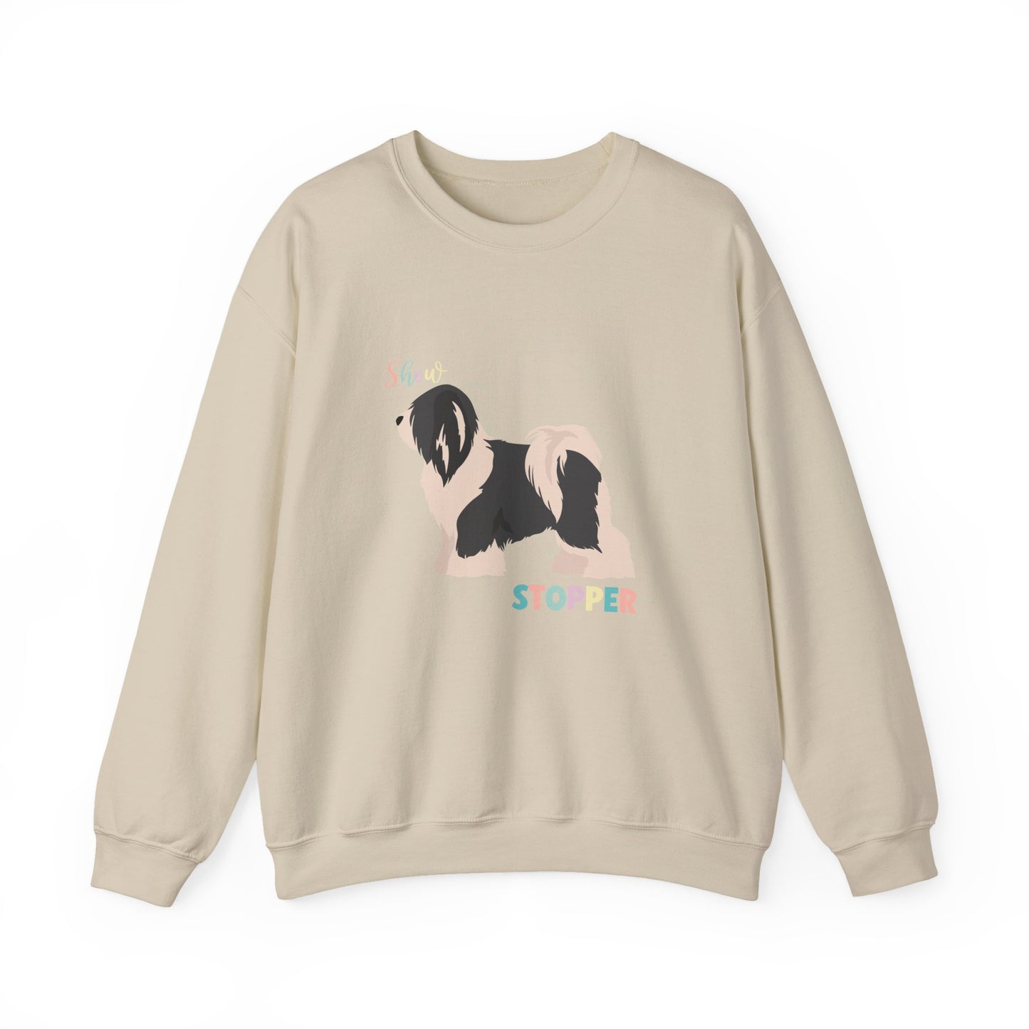 Tibetan Terrier Dog Unisex Heavy Blend Crewneck Sweatshirt