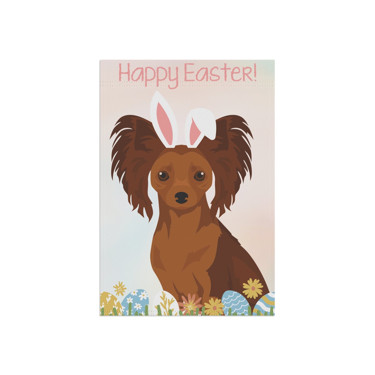 Russian Toy Happy Easter Garden Flag