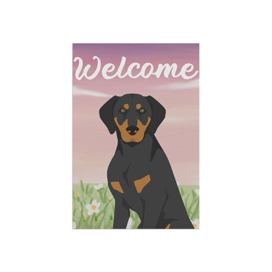 Transylvanian Hound Dog Welcome Garden Flag