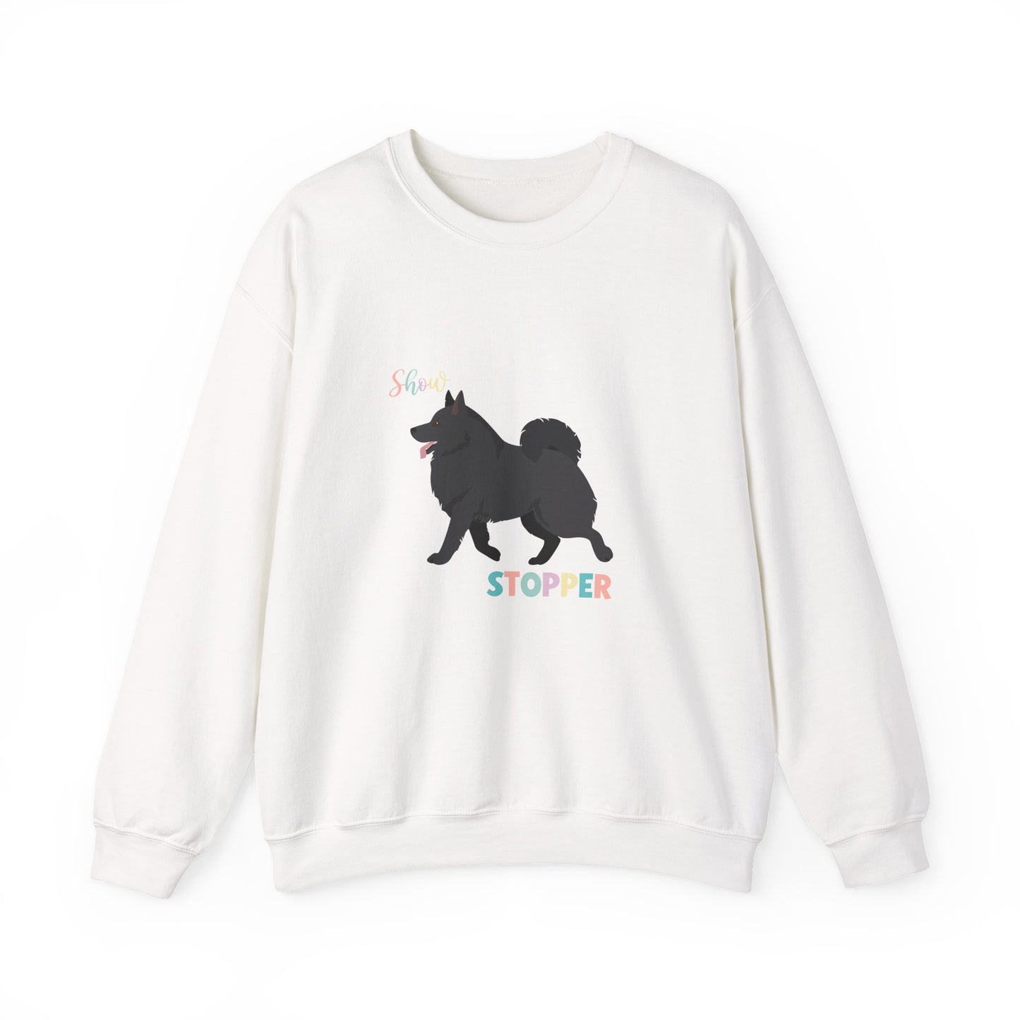 Schipperke Dog Unisex Heavy Blend Crewneck Sweatshirt