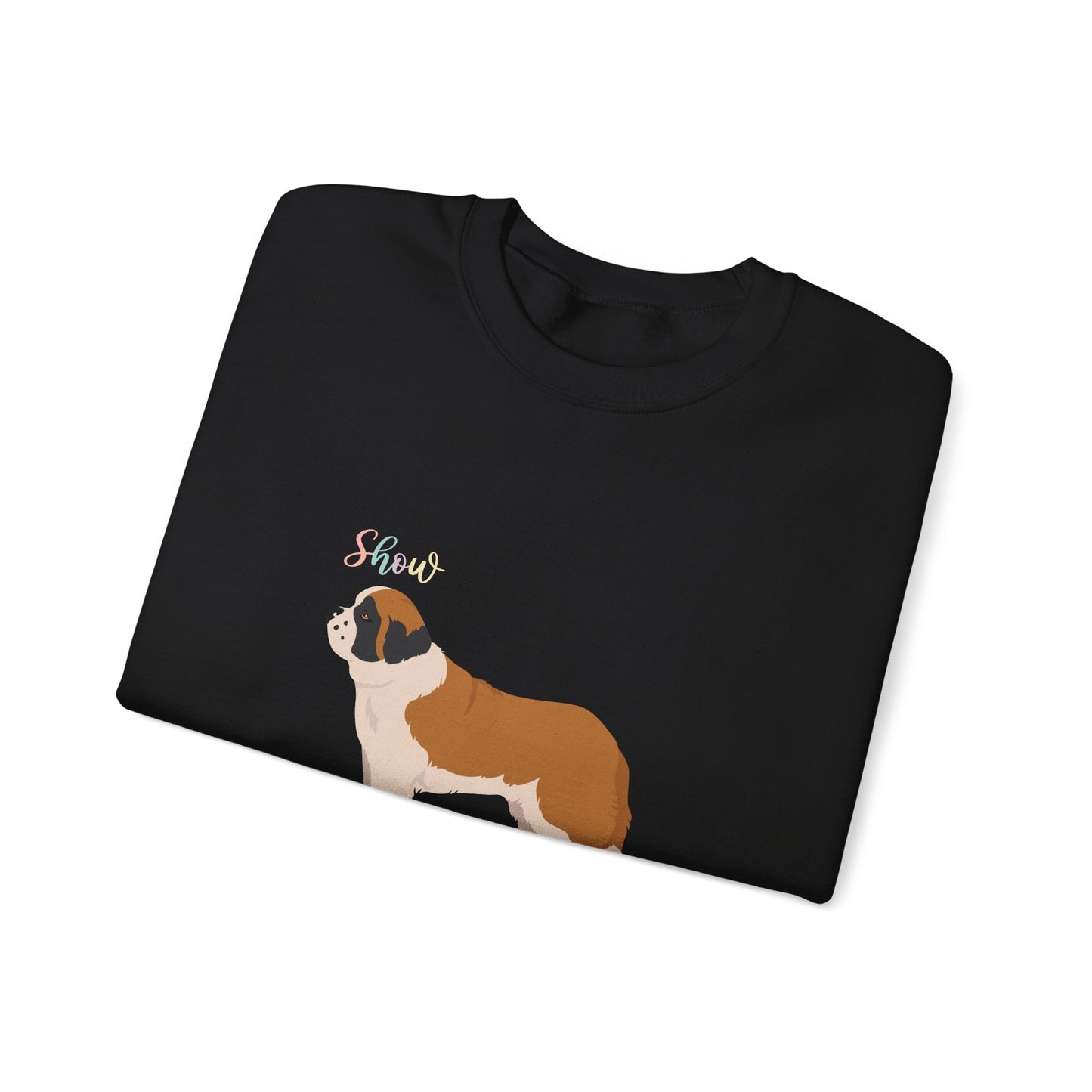 St Bernard Dog Unisex Heavy Blend Crewneck Sweatshirt