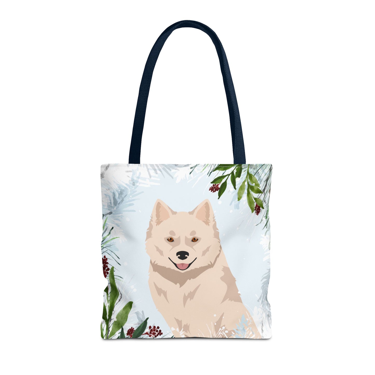 Nenets Herding Laika Dog Christmas Holiday Tote Bag 16x16