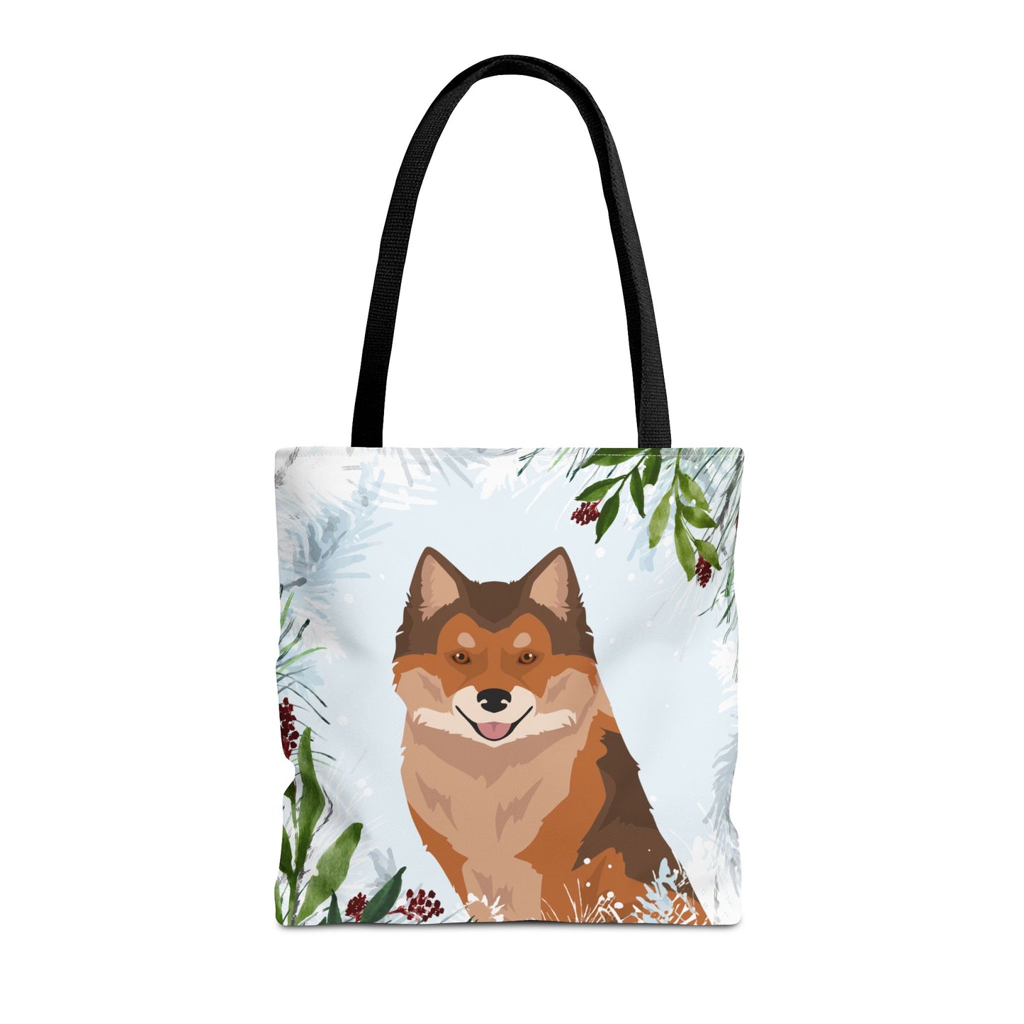 Nenets Herding Laika Dog Christmas Holiday Tote Bag 16x16