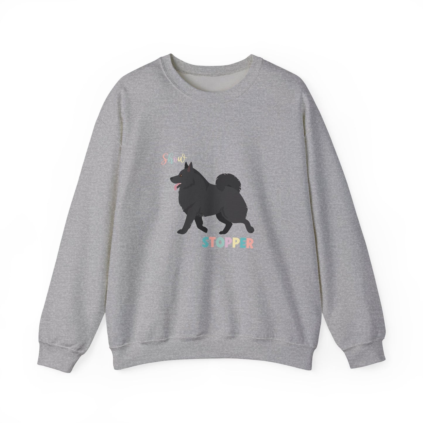 Schipperke Dog Unisex Heavy Blend Crewneck Sweatshirt