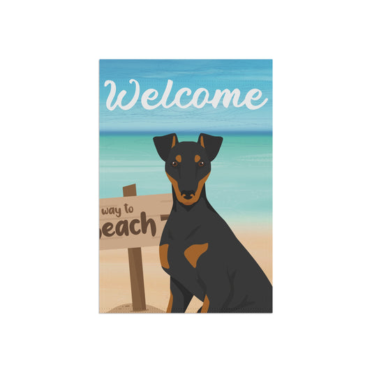 Manchester Terrier Dog Garden Flag