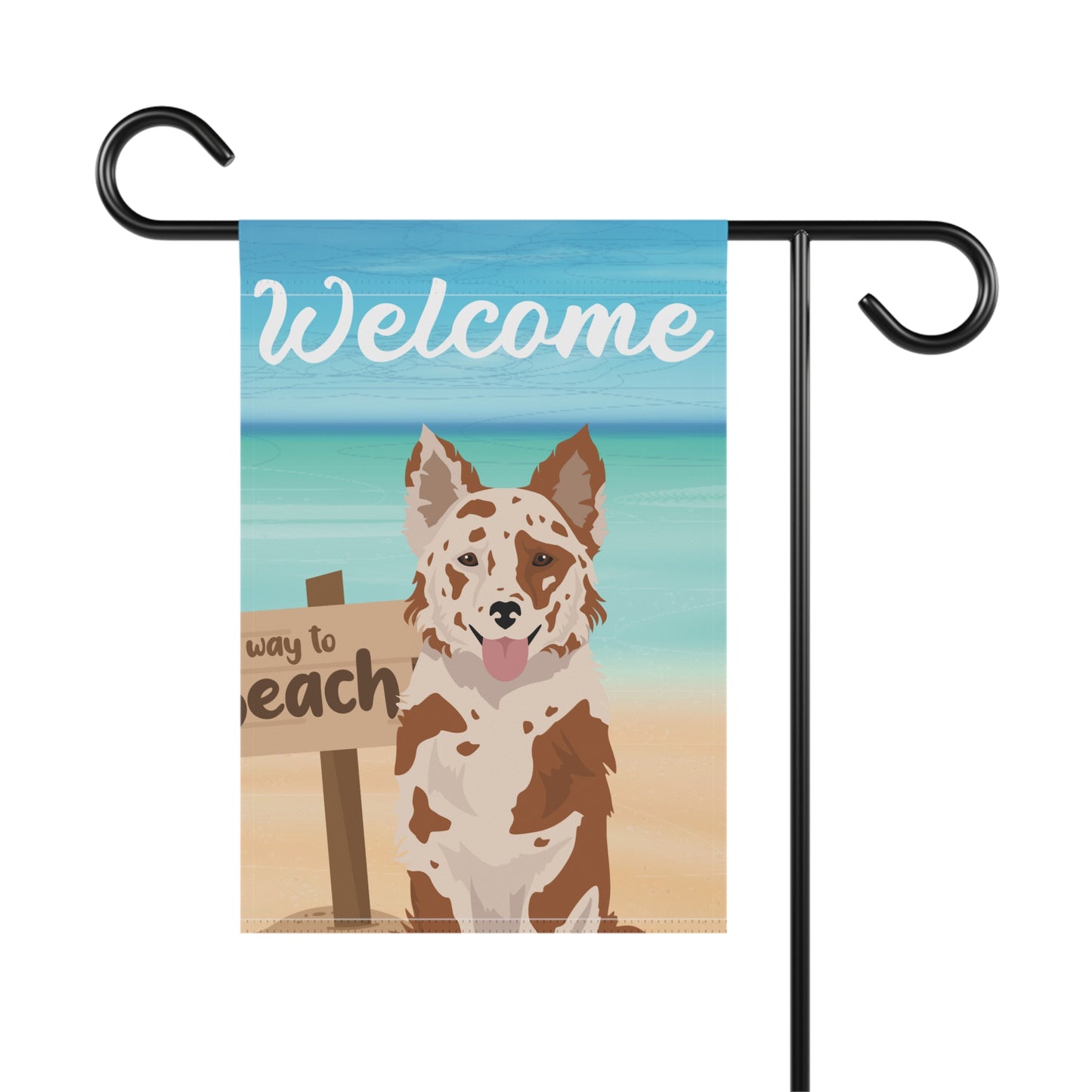 Mudi Dog Garden Flag