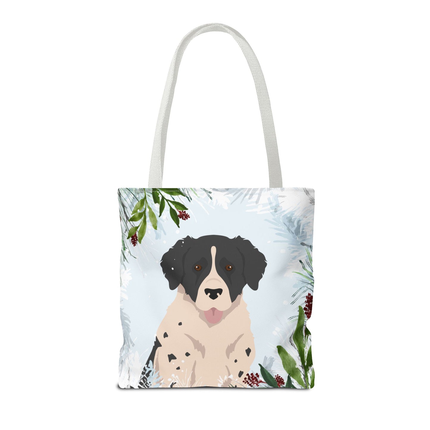 Wetterhoun Dog Christmas Holiday Tote Bag 16x16