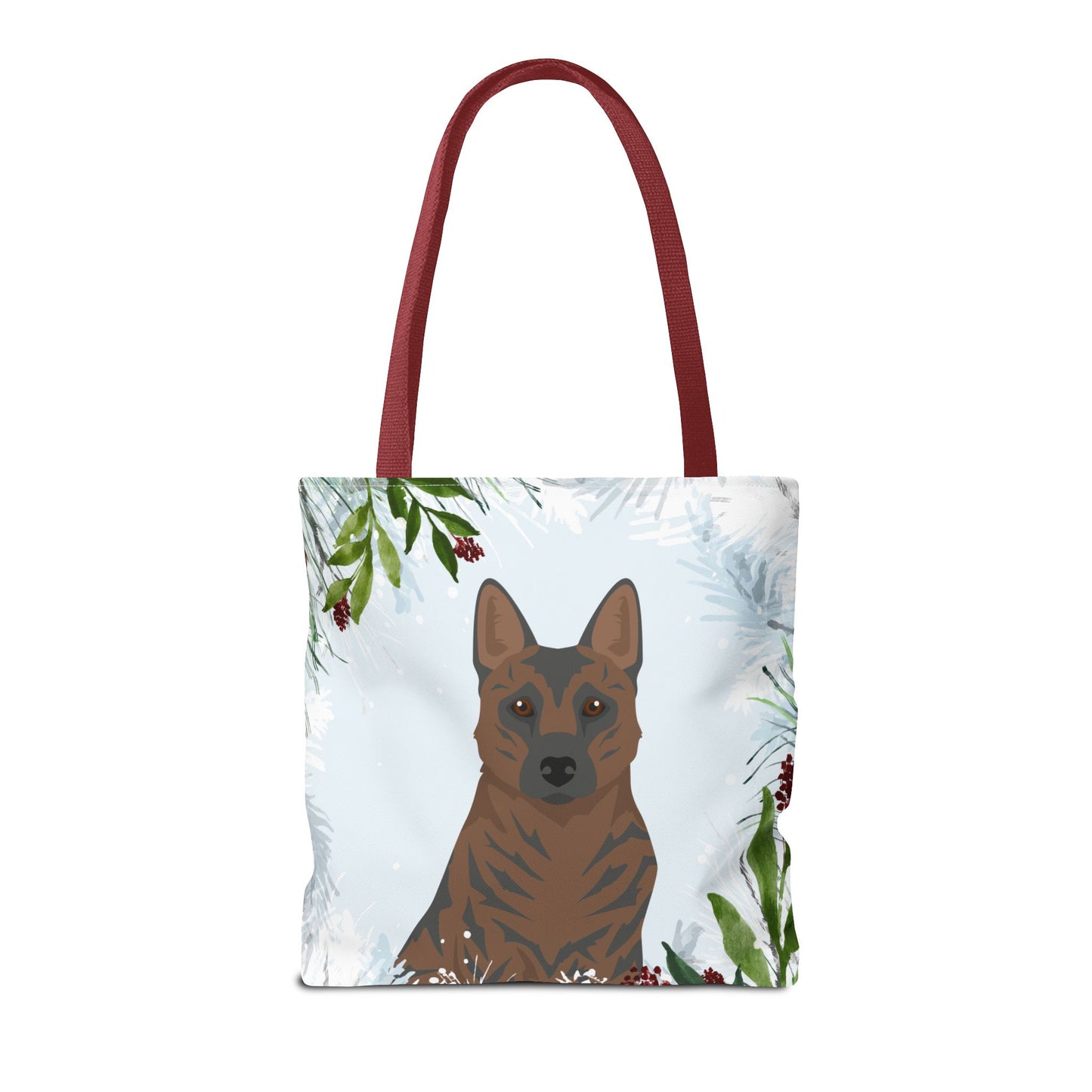 Kai Ken Dog Christmas Holiday Tote Bag 16x16
