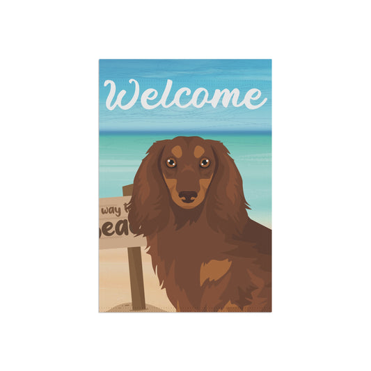 Dachshund Dog Garden Flag