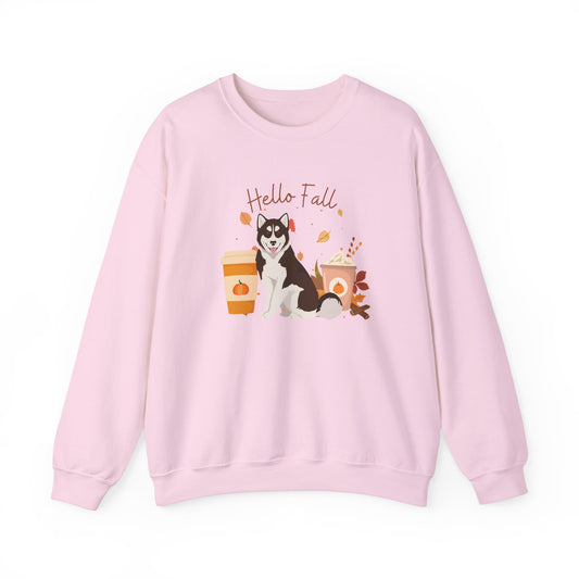 Canadian Inuit Dog Fall Halloween Unisex Heavy Blend Crewneck Sweatshirt