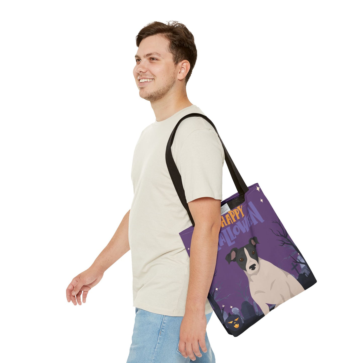 Parson Russell Terrier Dog Happy Halloween Tote Bag 16x16