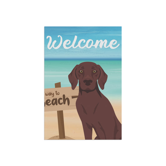 German Shorthaired Pointer Dog Garden Flag