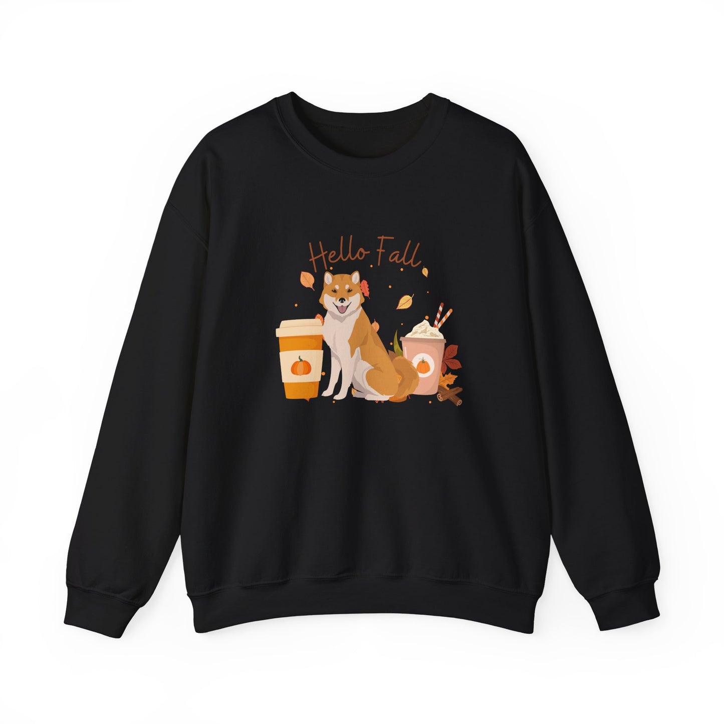 Hokkaido Dog Fall Halloween Unisex Heavy Blend Crewneck Sweatshirt