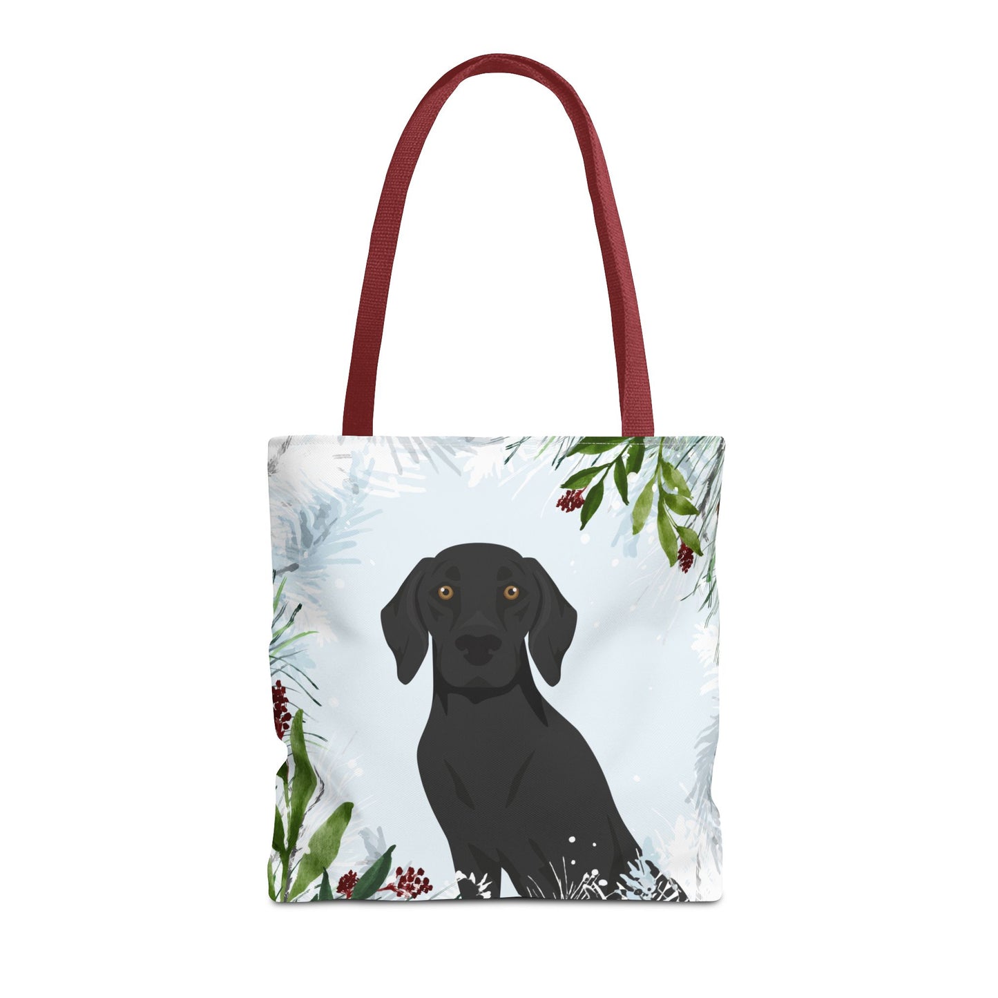 German Shorthaired Pointer Dog Christmas Holiday Tote Bag 16x16