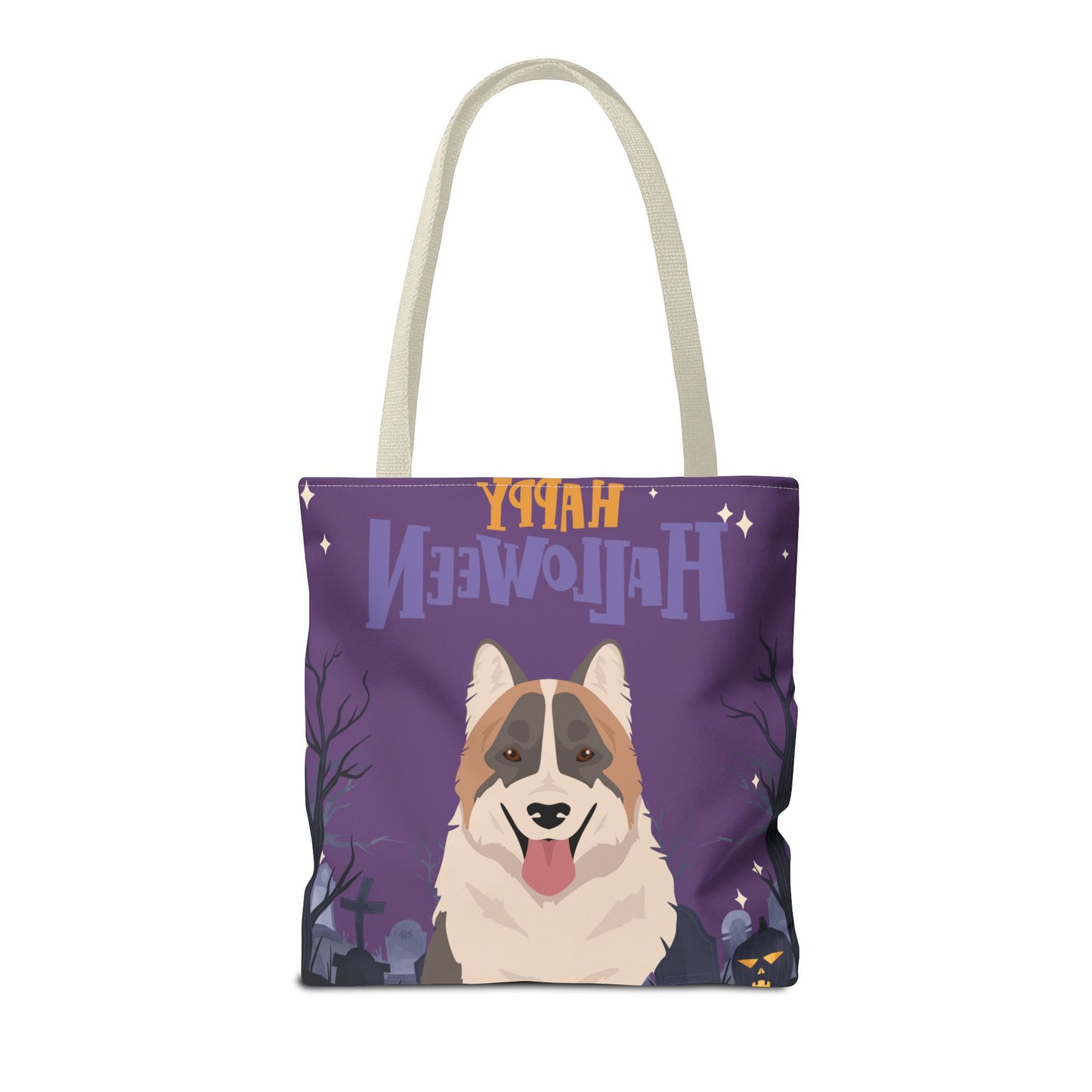 Thai Bangkaew Dog Dog Happy Halloween Tote Bag 16x16