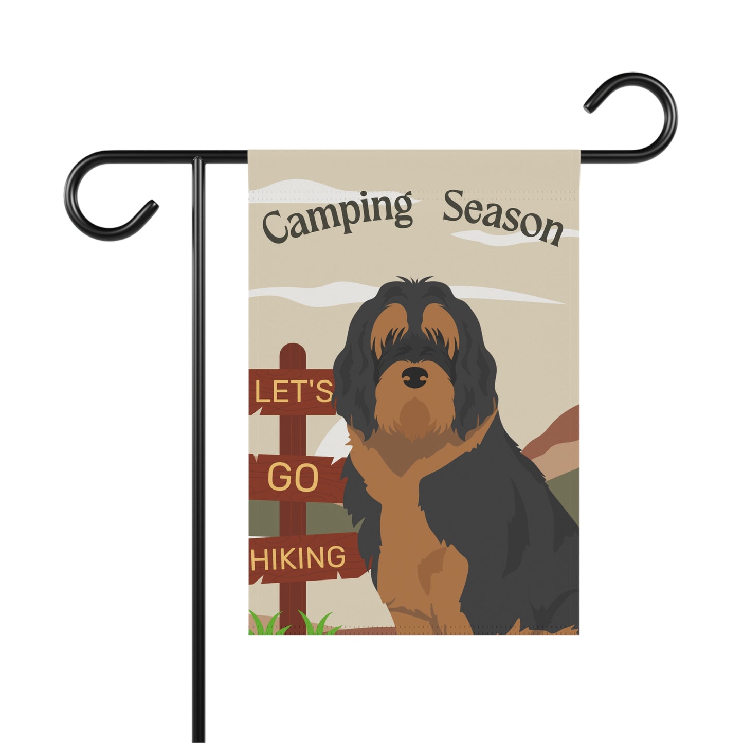 Otterhound Dog Camping Garden Flag
