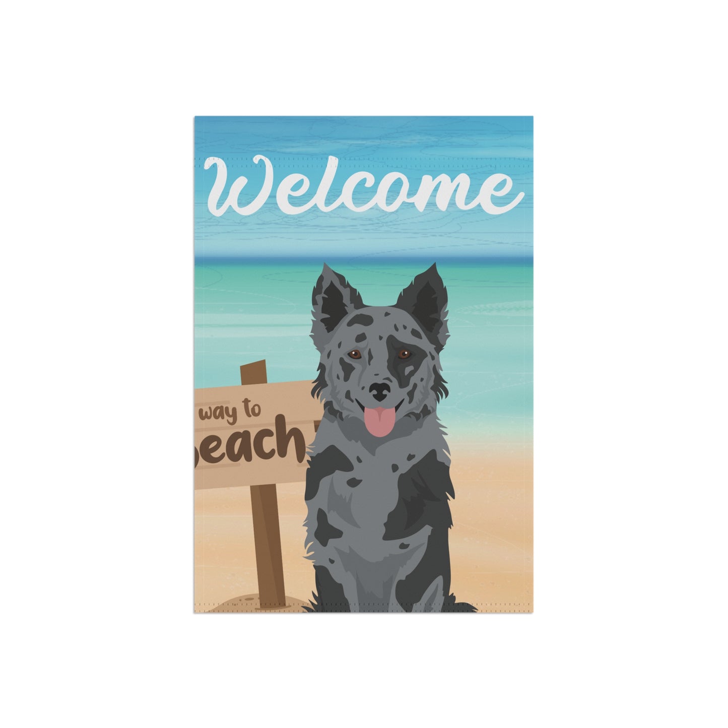 Mudi Dog Garden Flag