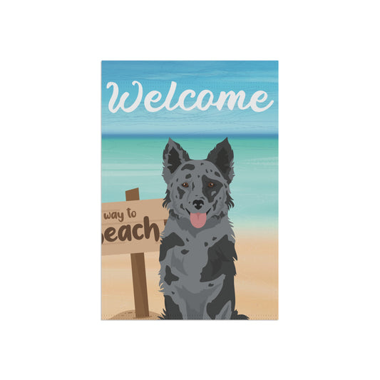 Mudi Dog Garden Flag