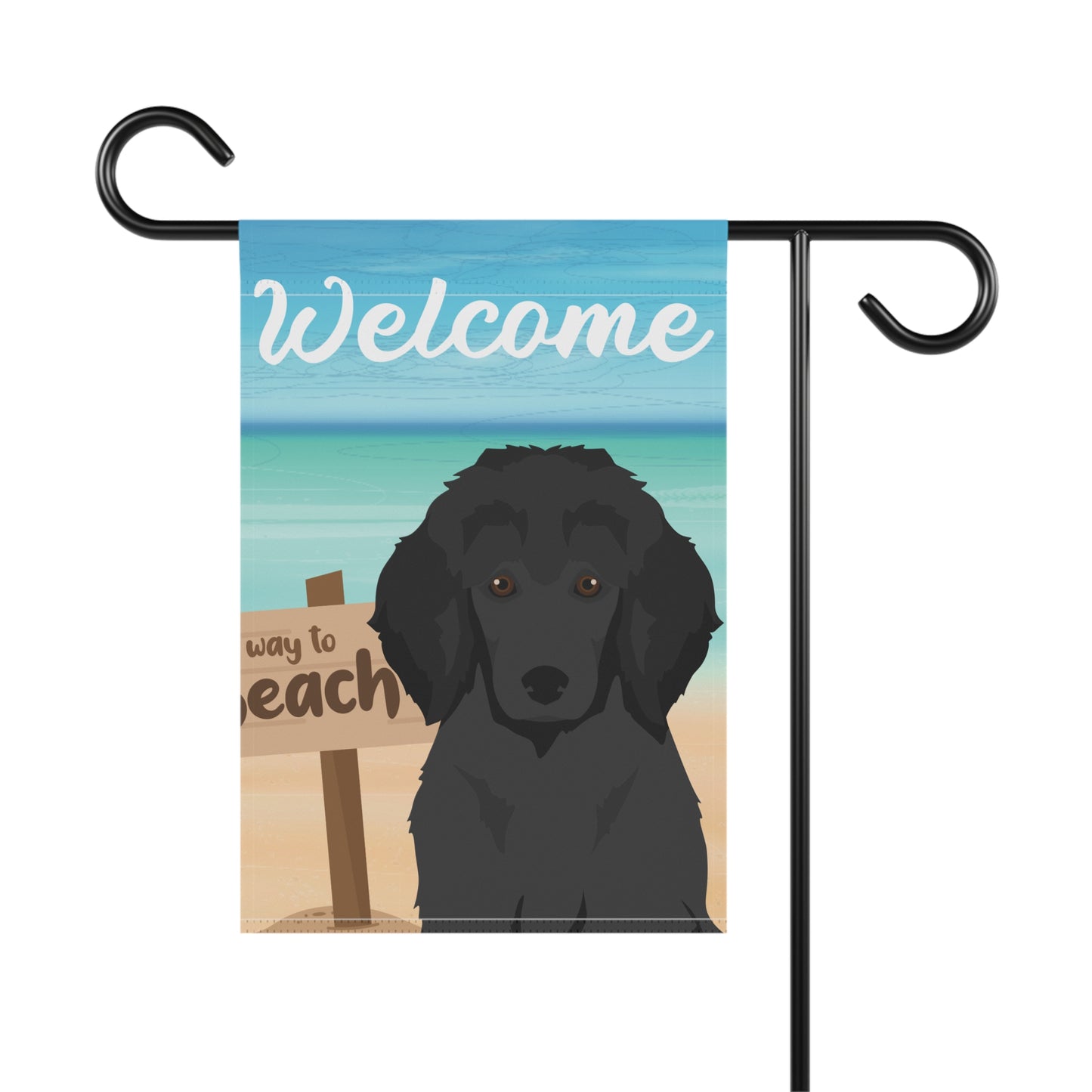 Poodle Dog Garden Flag
