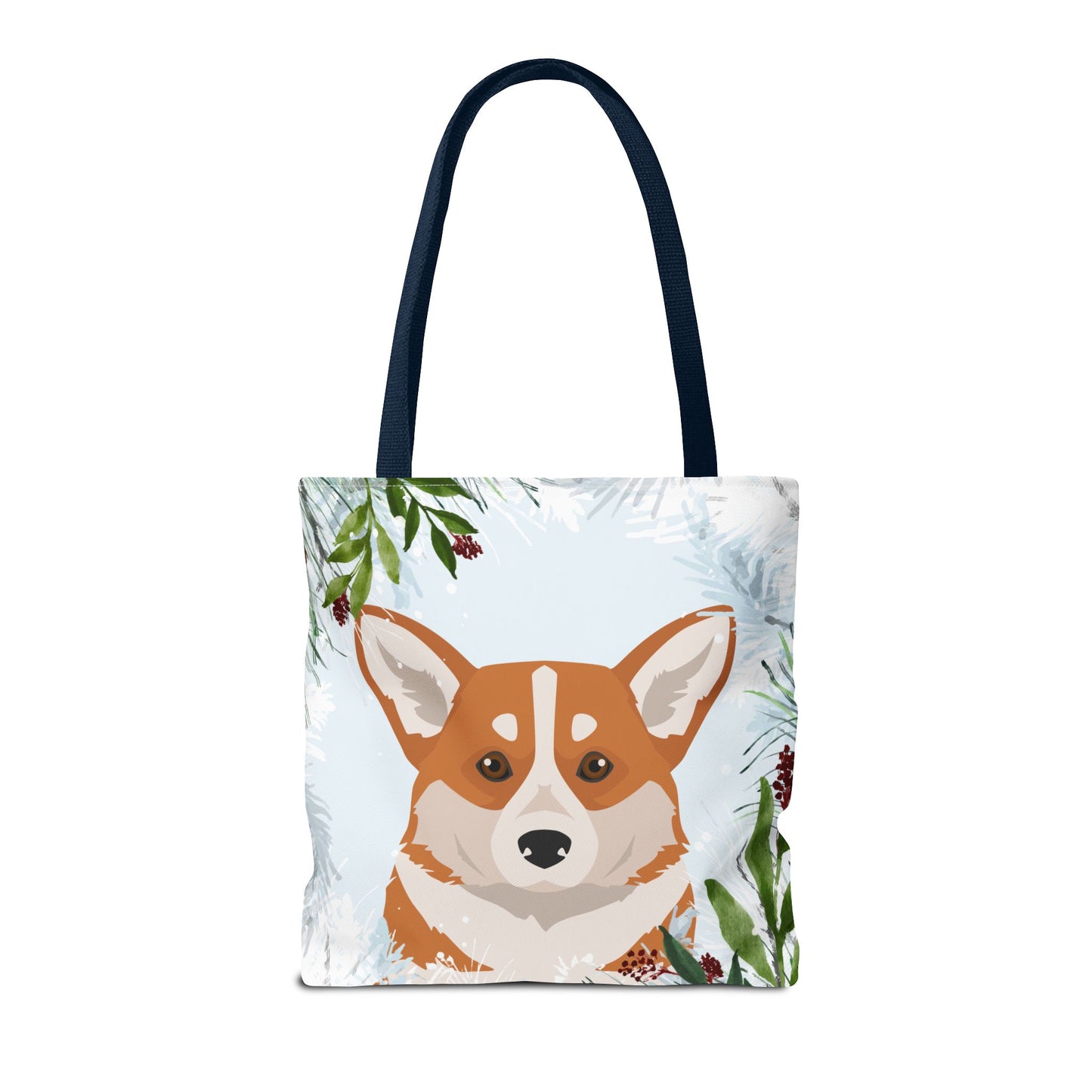 Pembroke Welsh Corgi Dog Christmas Holiday Tote Bag 16x16
