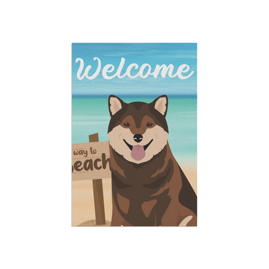 Shiba Inu Dog Garden Flag