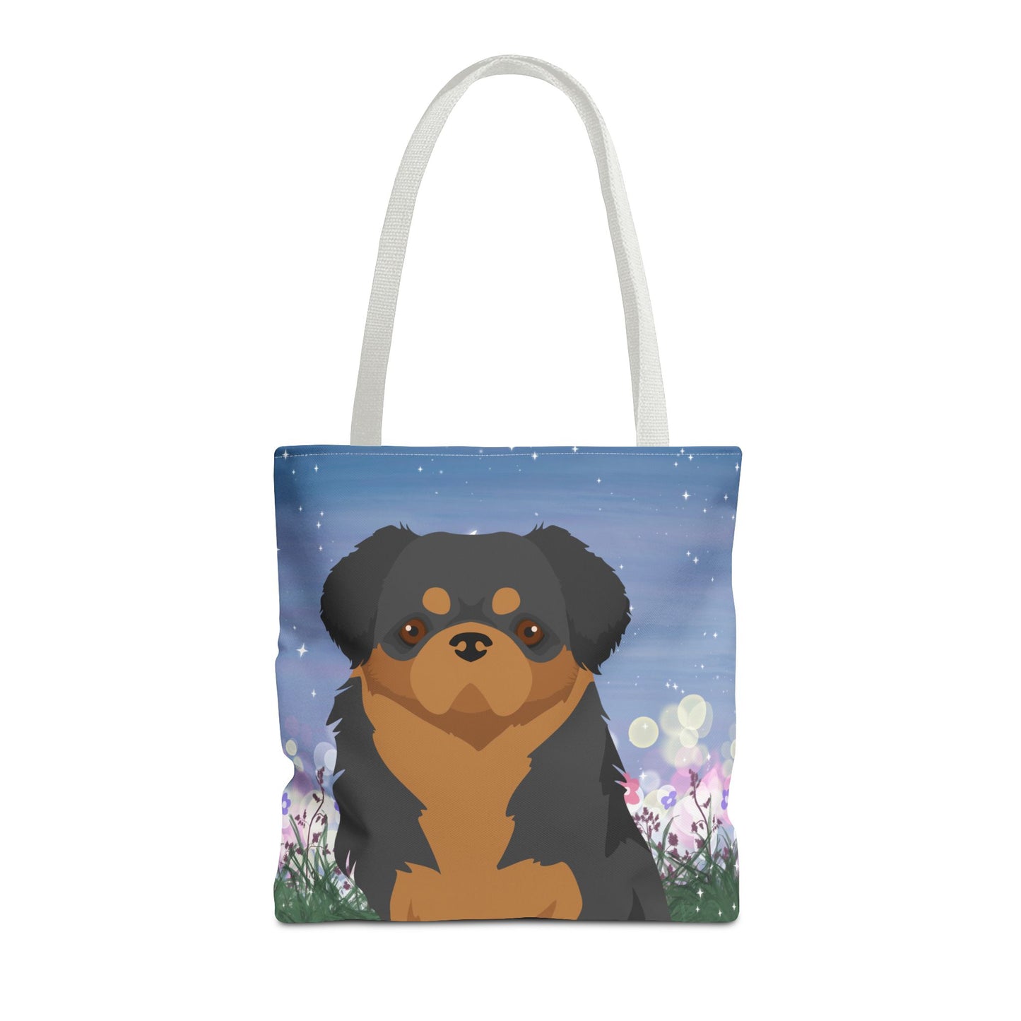 Tibetan Spaniel Dog Tote Bag 16x16