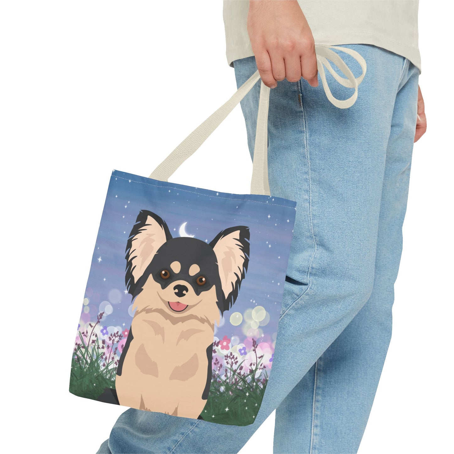 Chihuahua Dog Tote Bag 13x13